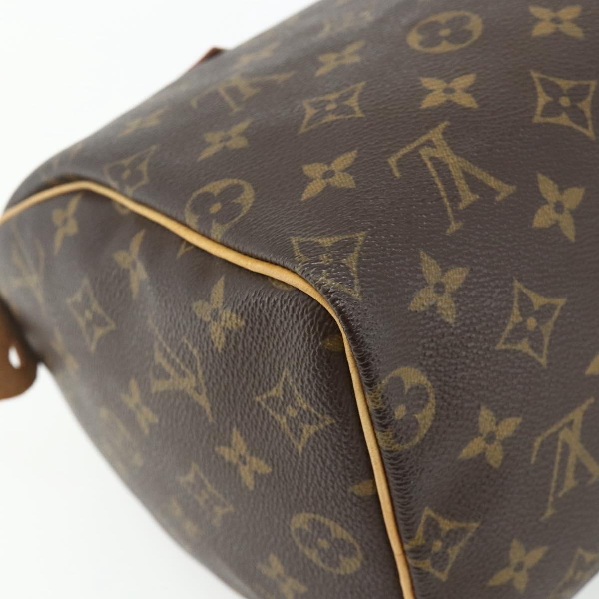LOUIS VUITTON Monogram Speedy 25 Hand Bag M41528 LV Auth 179416A