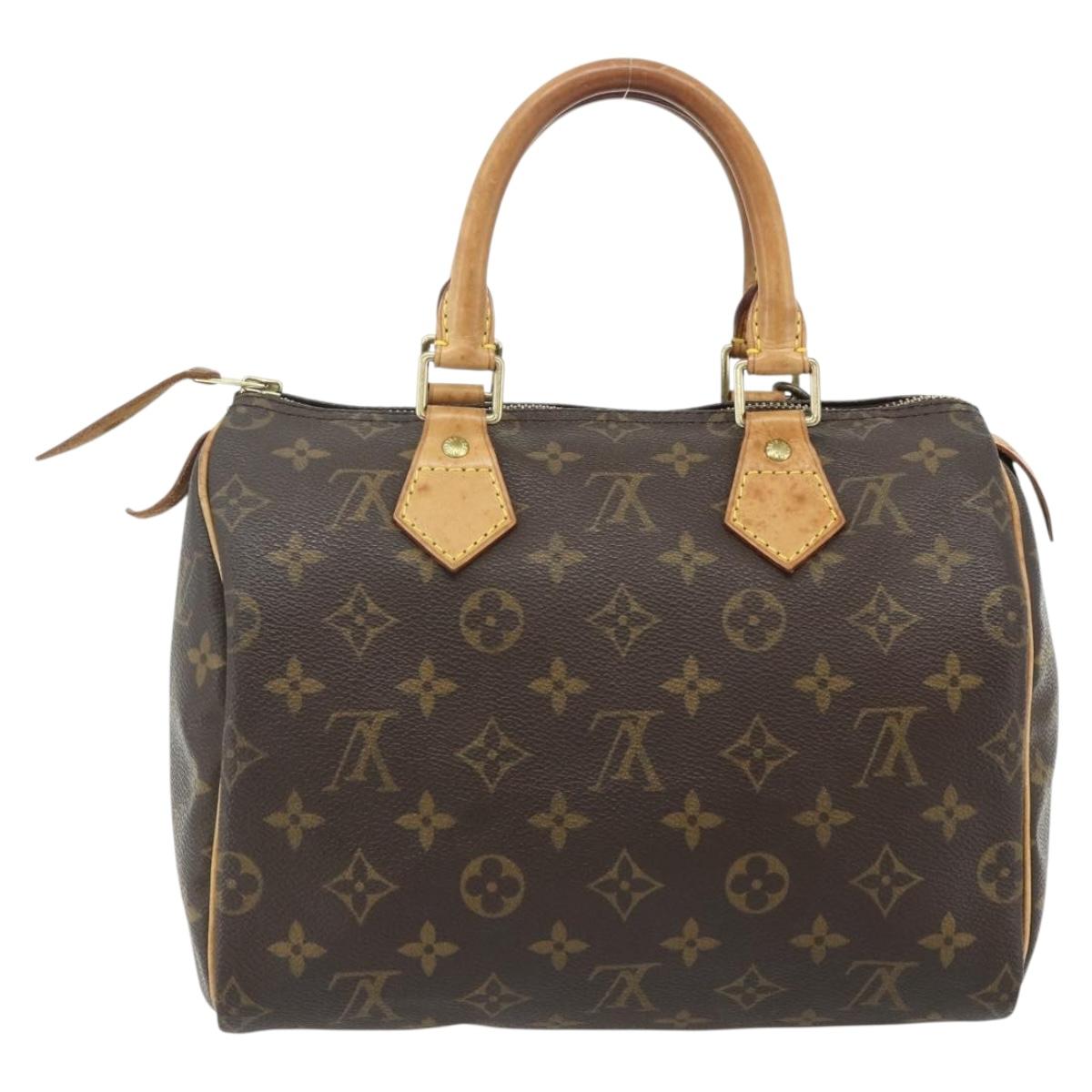LOUIS VUITTON Monogram Speedy 25 Hand Bag M41528 LV Auth 179416A