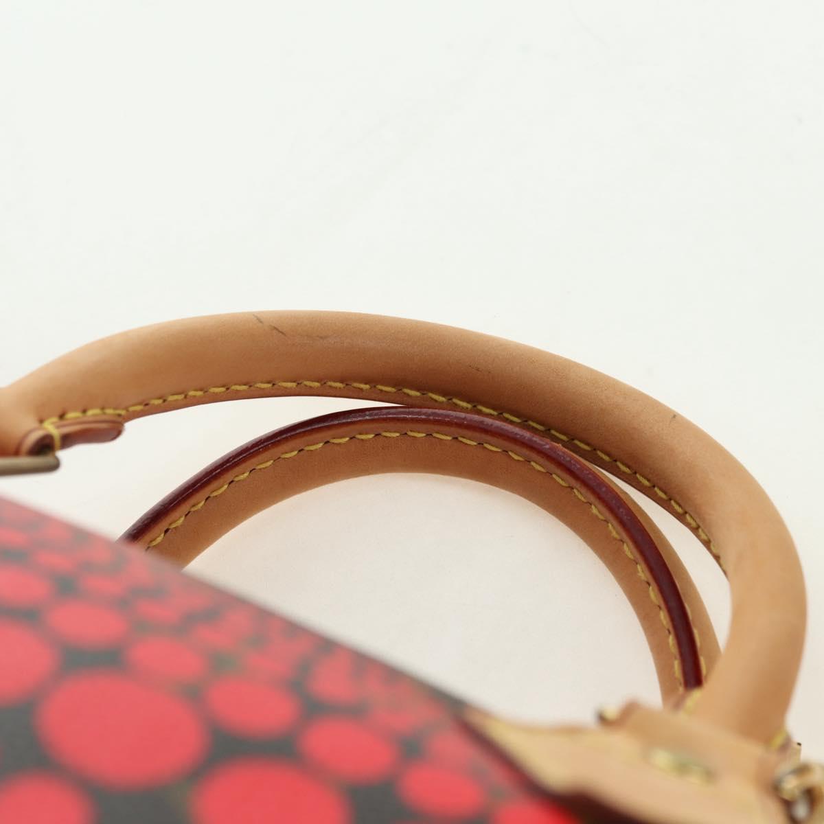 LOUIS VUITTON Dot Infinity Yayoi Kusama Speedy 30 Bag Red M40693 Auth 179418SAM