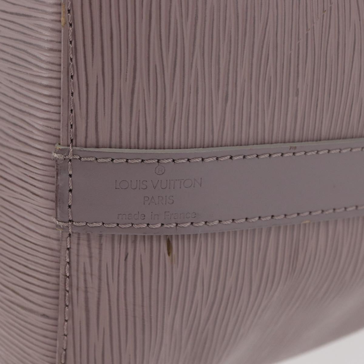 LOUIS VUITTON Epi Petit Noe Shoulder Bag Lilac M4410B LV Auth 179433