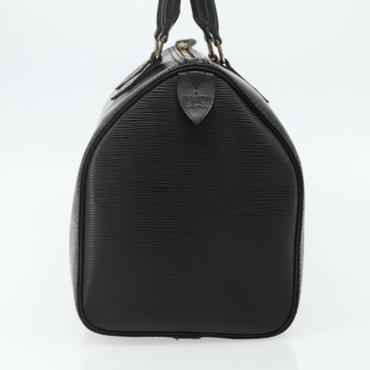 LOUIS VUITTON Epi Speedy 30 Hand Bag Noir Black M43002 LV Auth 179434A