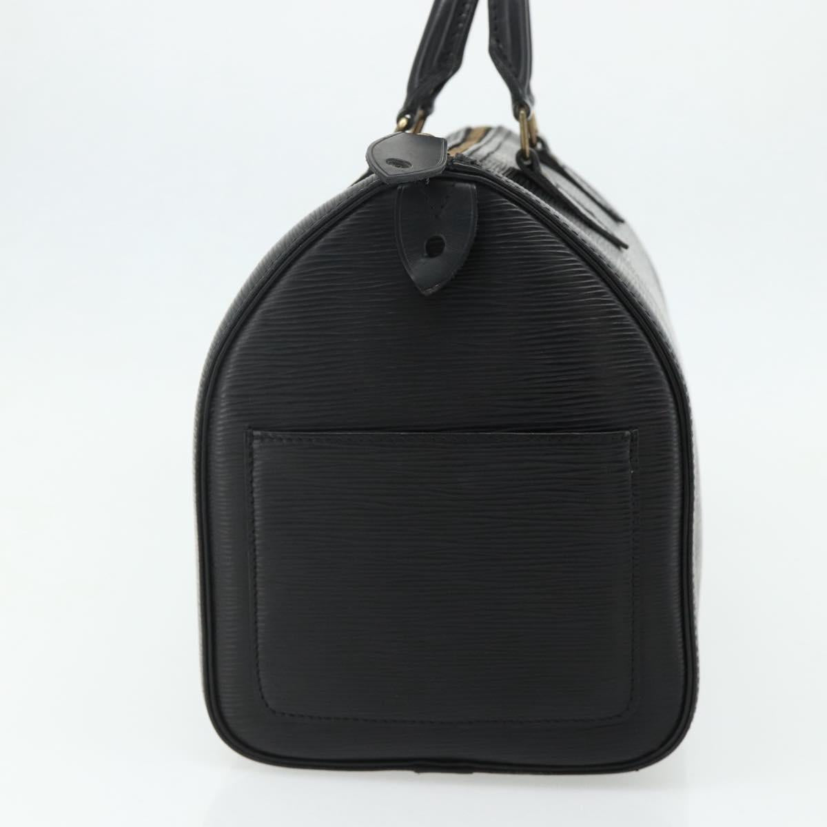 LOUIS VUITTON Epi Speedy 30 Hand Bag Noir Black M43002 LV Auth 179434A