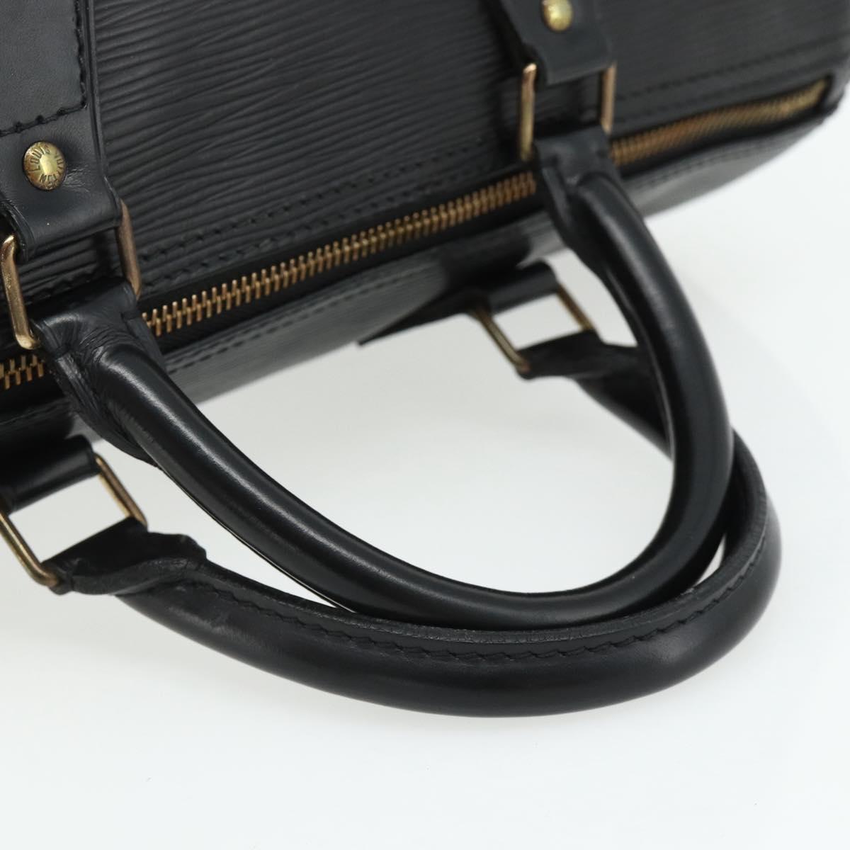 LOUIS VUITTON Epi Speedy 30 Hand Bag Noir Black M43002 LV Auth 179434A