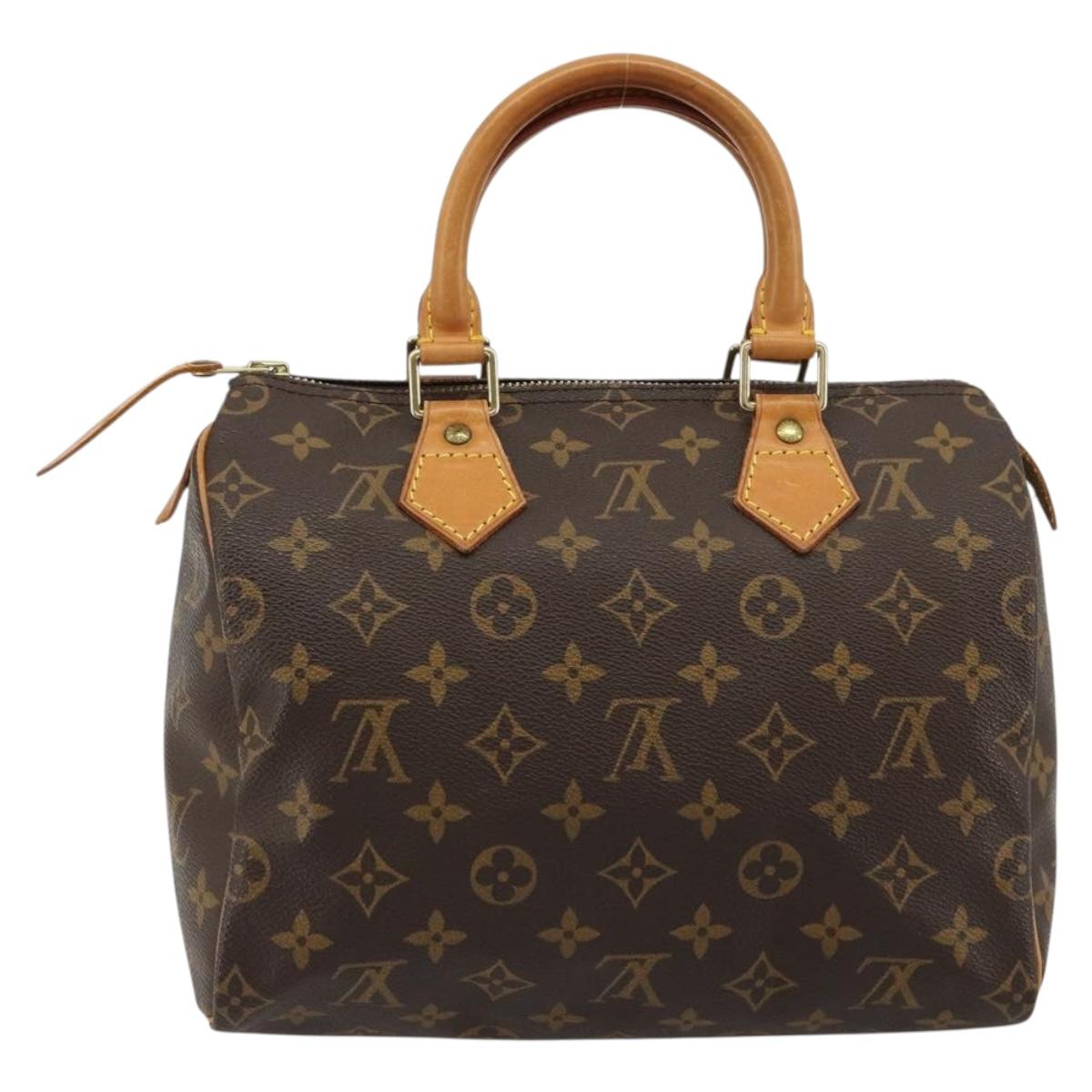 LOUIS VUITTON Monogram Speedy 25 Hand Bag M41528 LV Auth 179455A