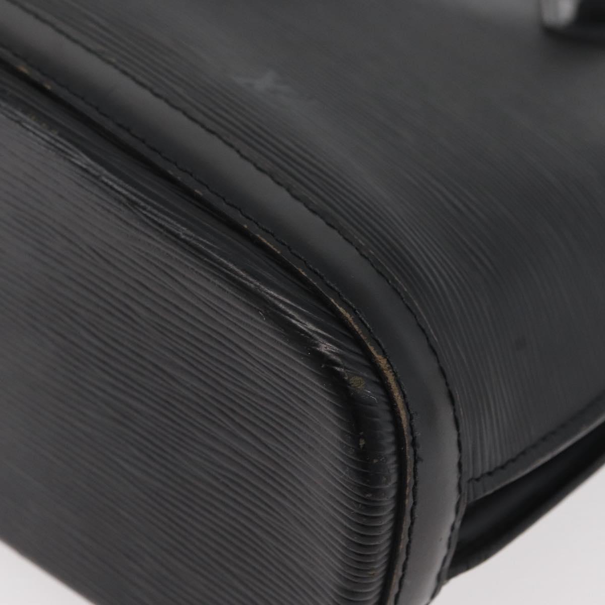LOUIS VUITTON Epi Lussac Shoulder Bag Black M52282 LV Auth 179463