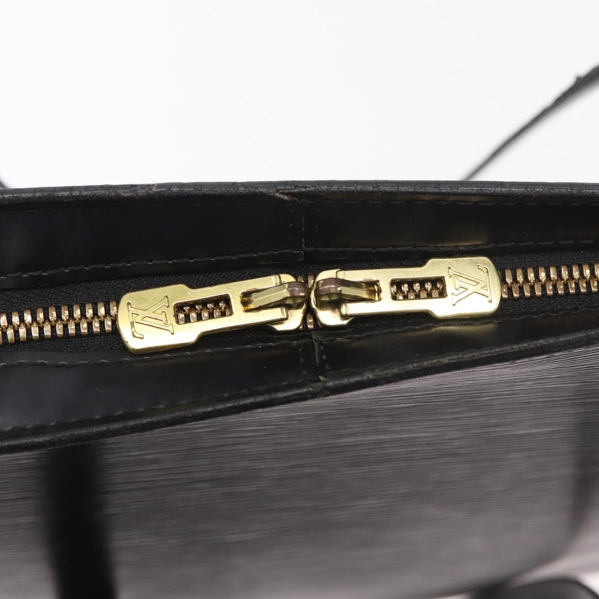 LOUIS VUITTON Epi Lussac Shoulder Bag Black M52282 LV Auth 179463