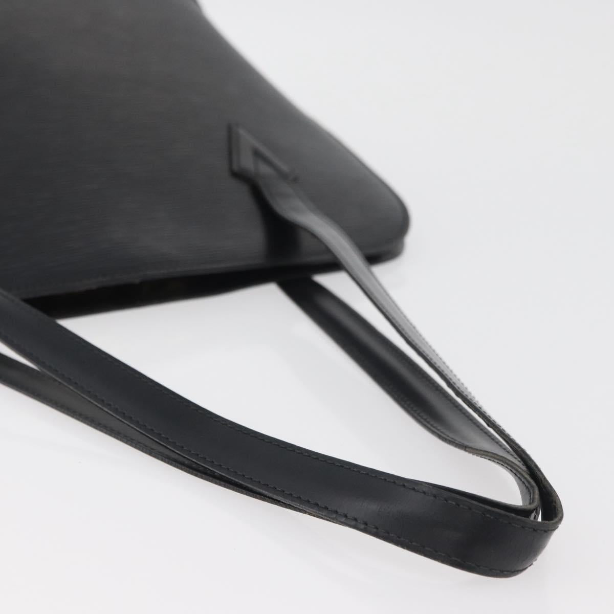 LOUIS VUITTON Epi Lussac Shoulder Bag Black M52282 LV Auth 179463