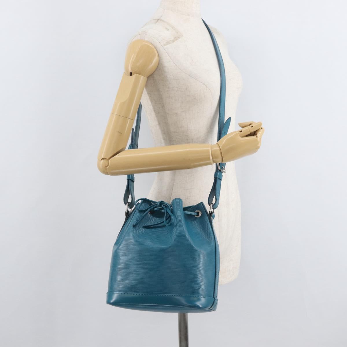 LOUIS VUITTON Epi Noe BB Shoulder Bag Cyan M40846 LV Auth 179466A