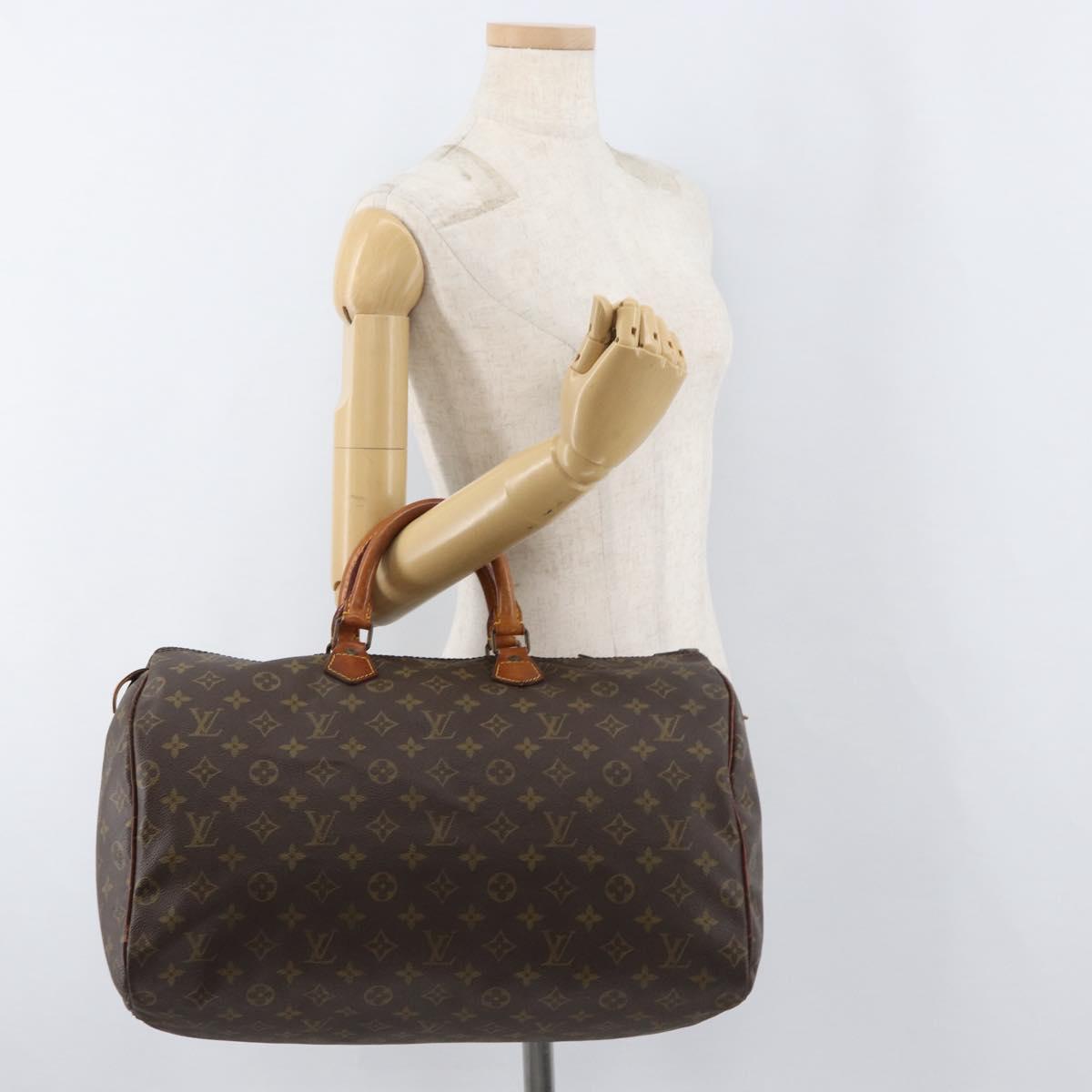 LOUIS VUITTON Monogram Speedy 40 Hand Bag M41522 LV Auth 179479