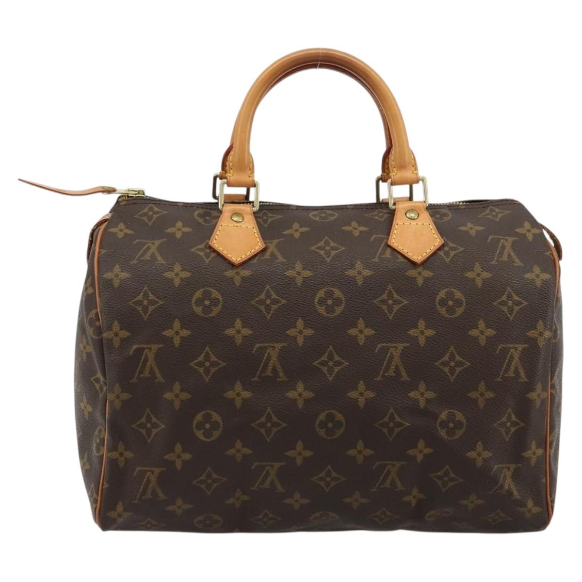 LOUIS VUITTON Monogram Speedy 30 Hand Bag M41526 LV Auth 179480A