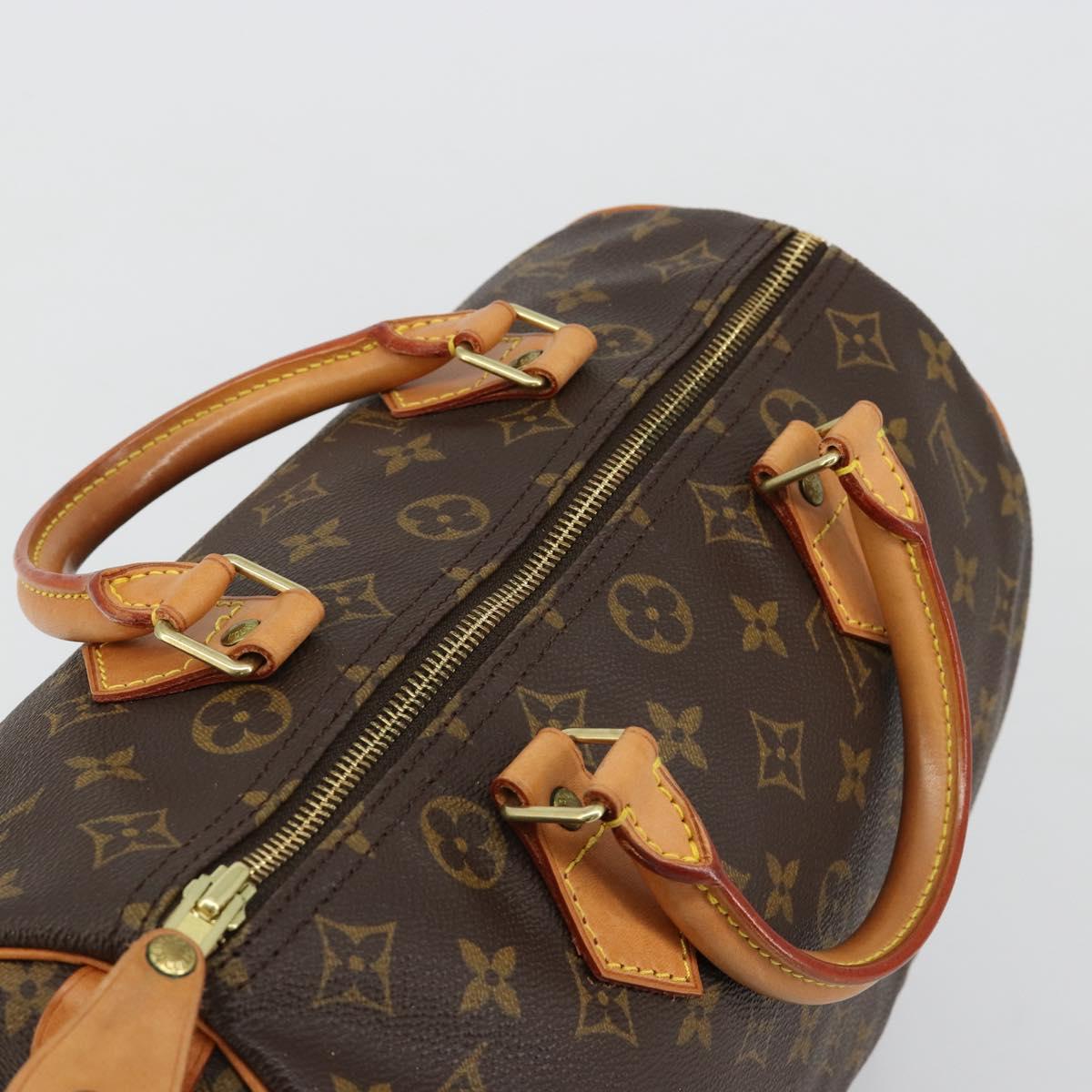 LOUIS VUITTON Monogram Speedy 30 Hand Bag M41526 LV Auth 179480A