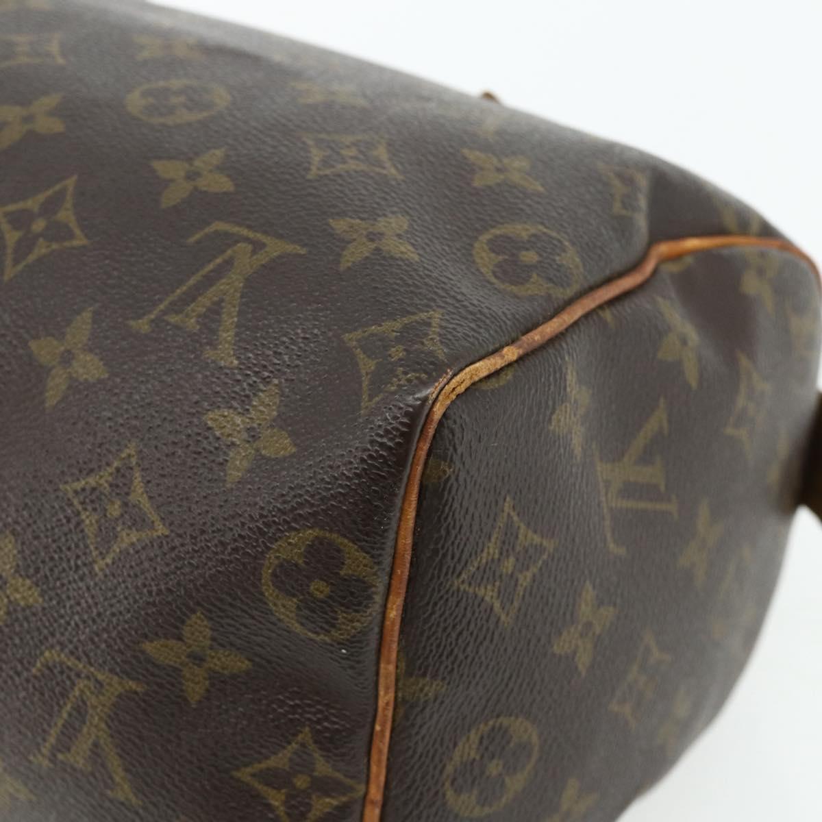 LOUIS VUITTON Monogram Speedy 25 Hand Bag M41528 LV Auth 179482
