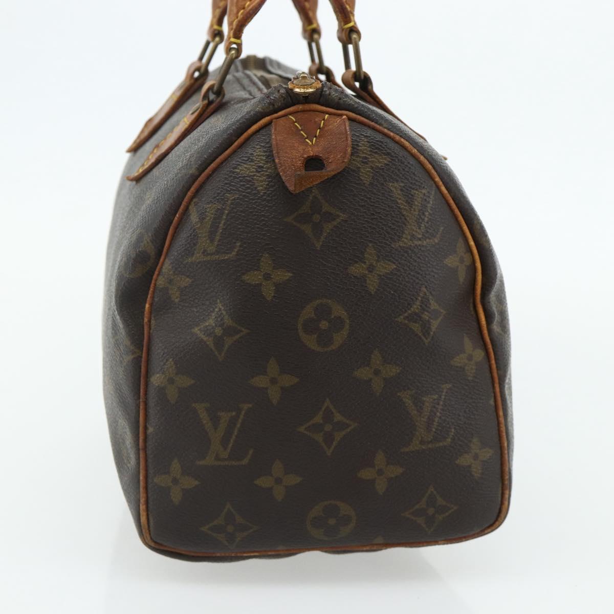 LOUIS VUITTON Monogram Speedy 25 Hand Bag M41528 LV Auth 179482