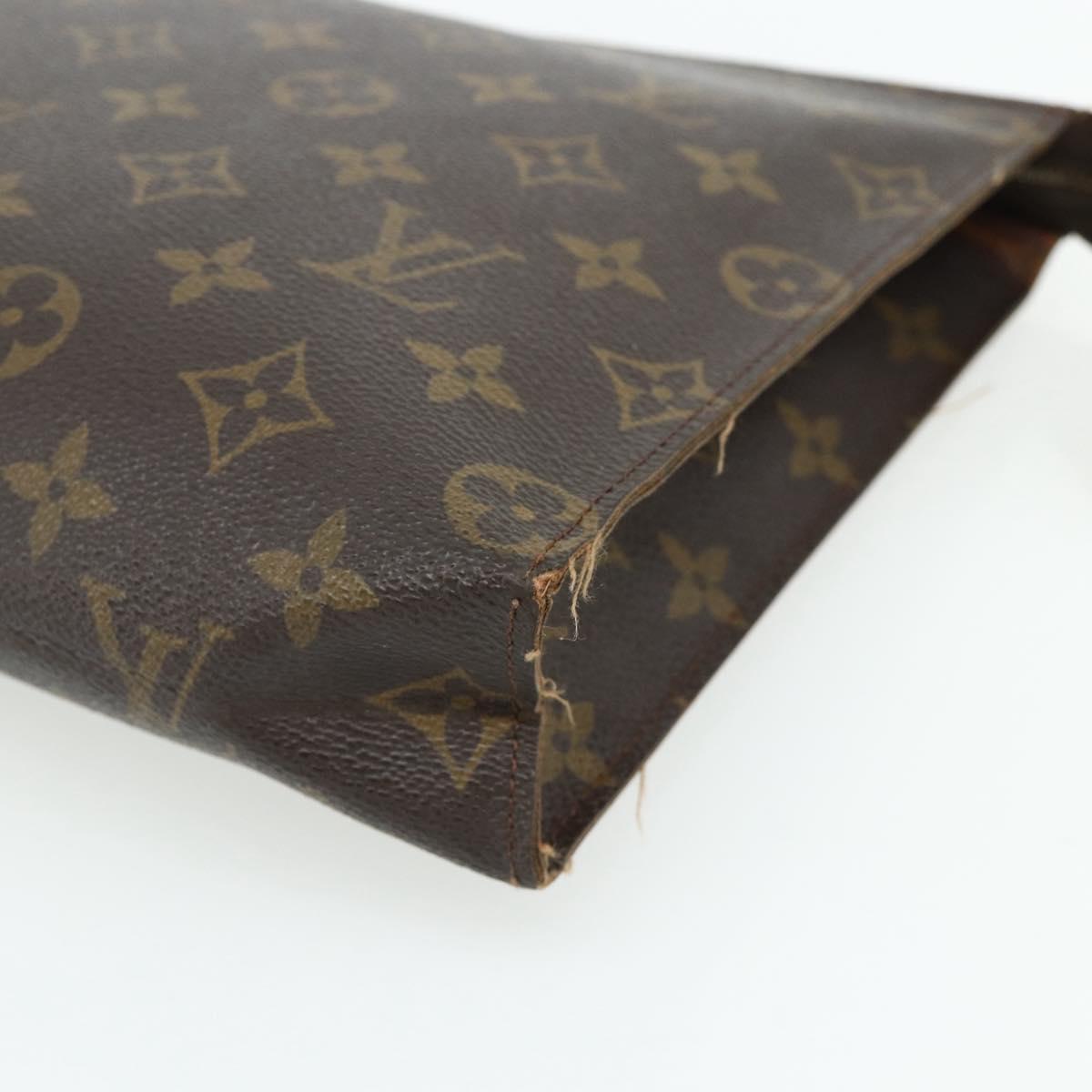 LOUIS VUITTON Monogram Poche Toilette 26 Pouch M47542 LV Auth 179484