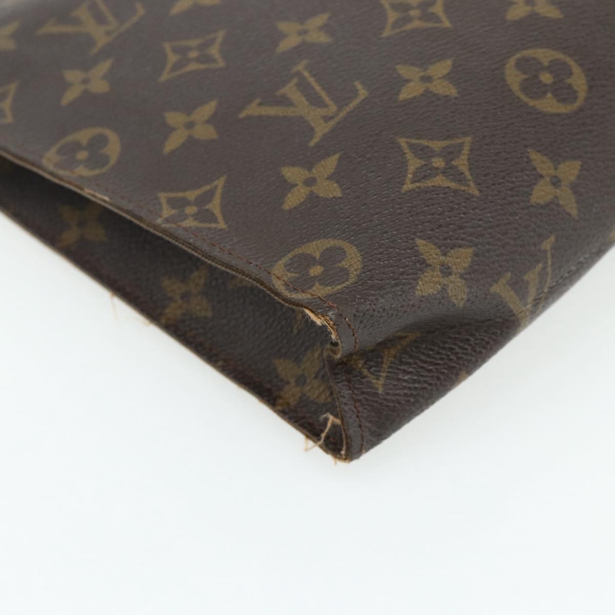 LOUIS VUITTON Monogram Poche Toilette 26 Pouch M47542 LV Auth 179484