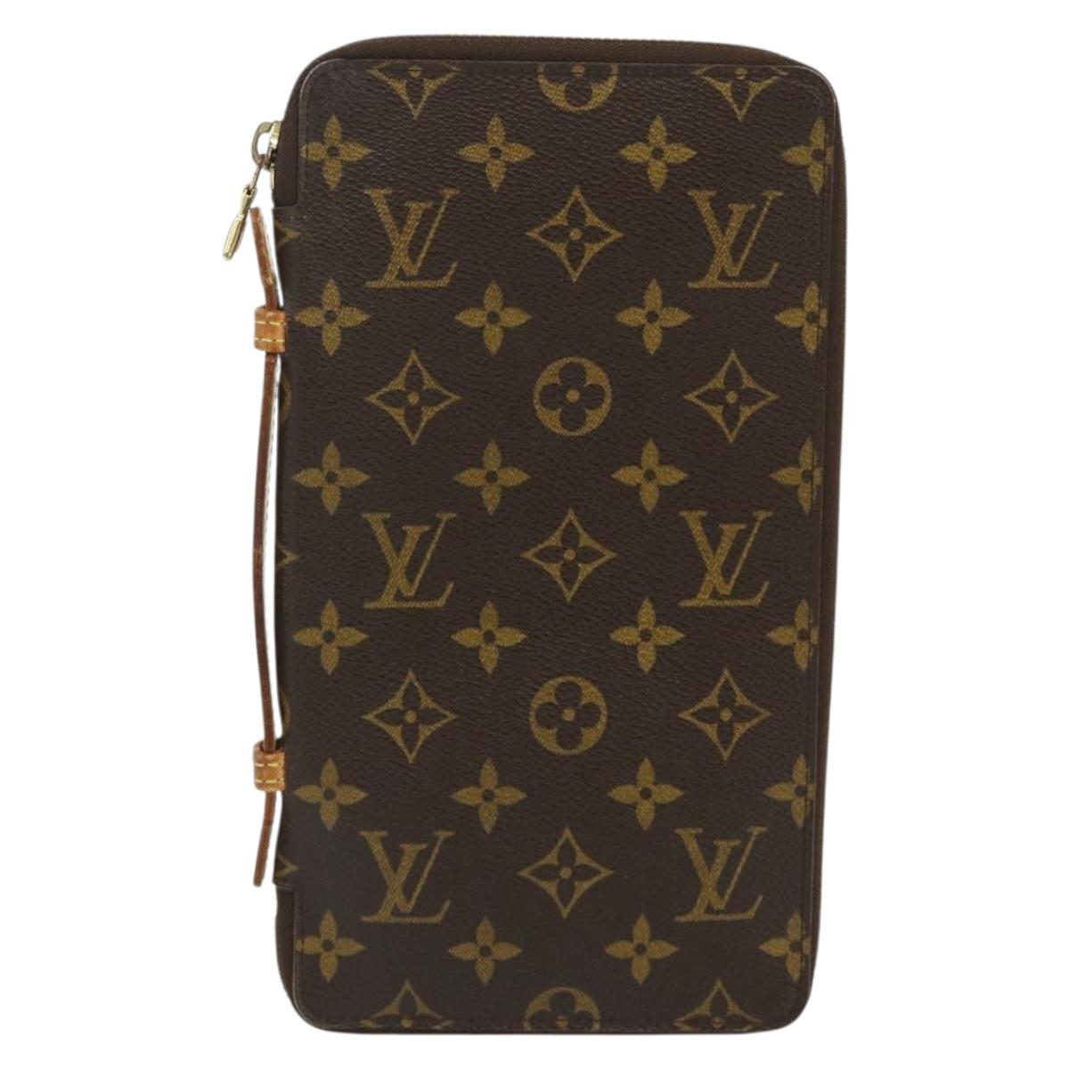 LOUIS VUITTON Monogram Organizer De Voyage Travel Case M60119 LV Auth 179486A