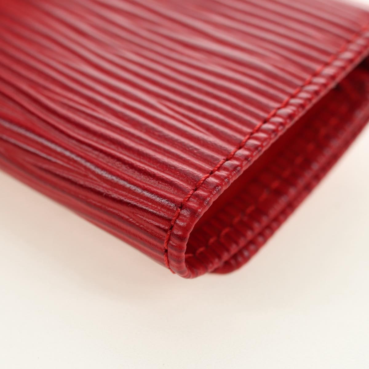LOUIS VUITTON Epi Multicles 4 Key Case Red M63827 LV Auth 179511M