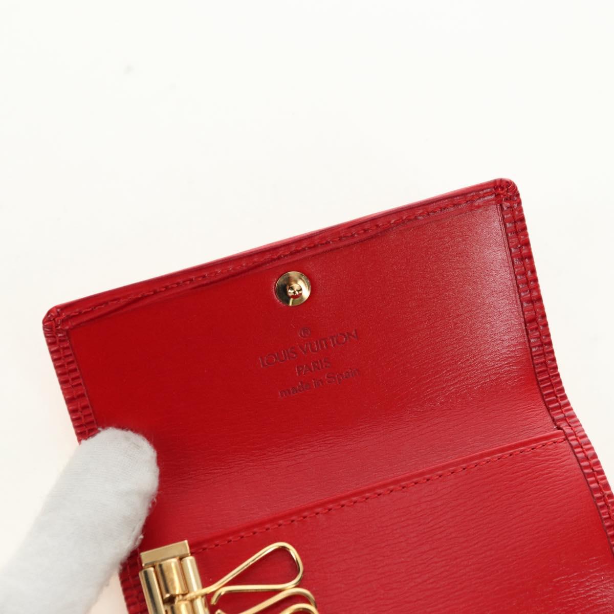 LOUIS VUITTON Epi Multicles 4 Key Case Red M63827 LV Auth 179511M