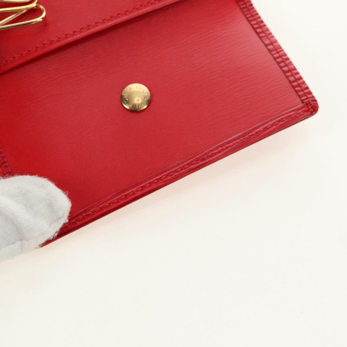LOUIS VUITTON Epi Multicles 4 Key Case Red M63827 LV Auth 179511M