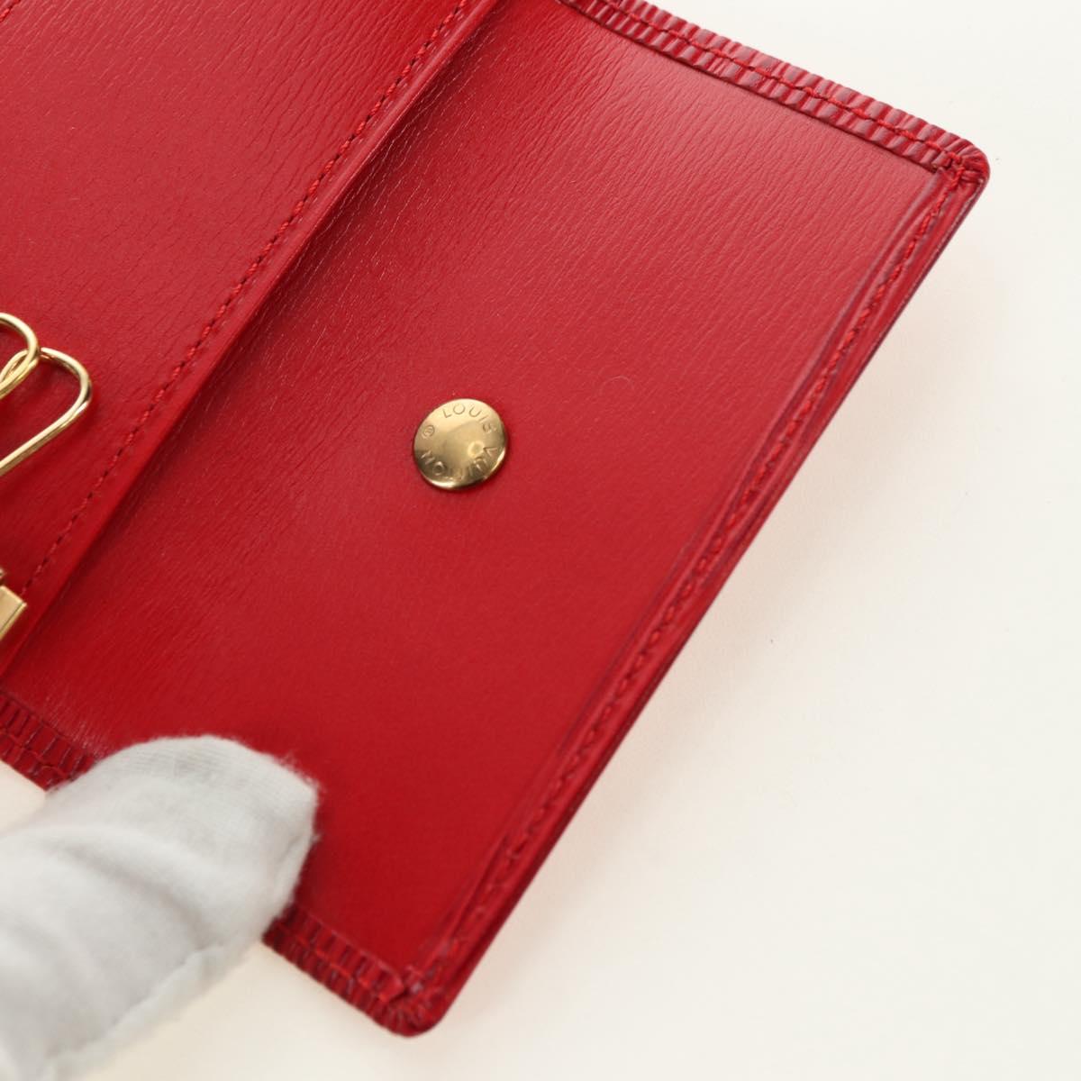 LOUIS VUITTON Epi Multicles 4 Key Case Red M63827 LV Auth 179511M