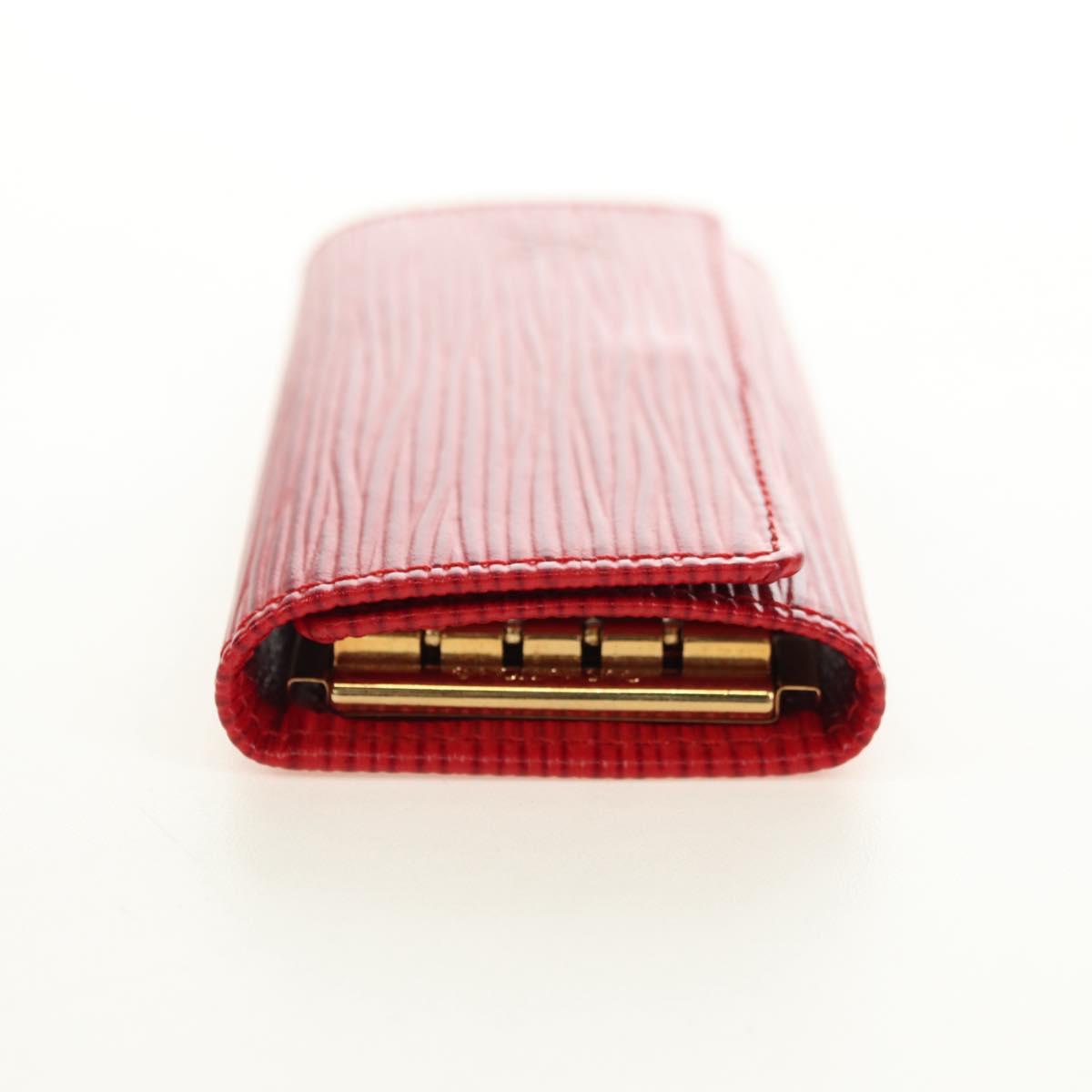 LOUIS VUITTON Epi Multicles 4 Key Case Red M63827 LV Auth 179511M