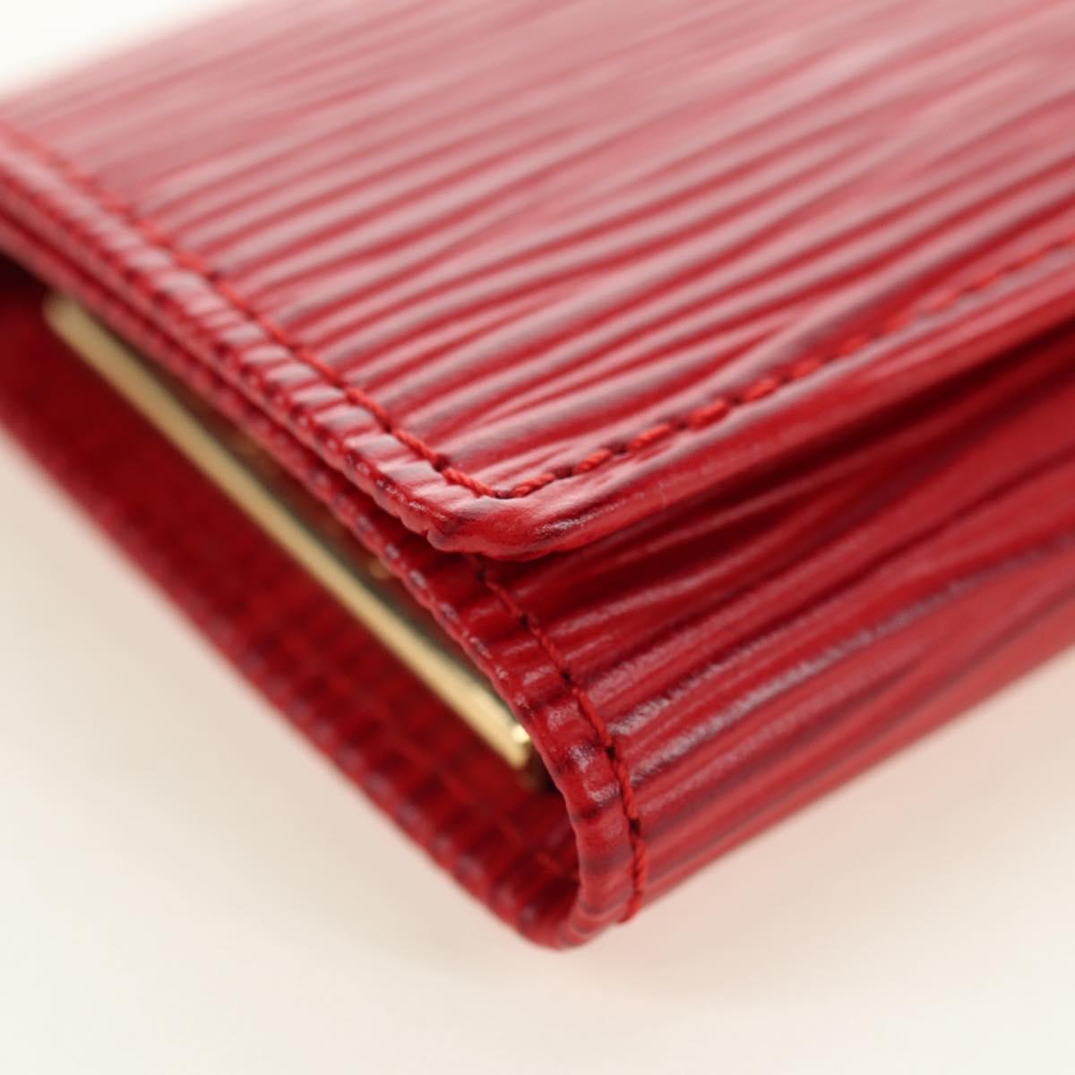 LOUIS VUITTON Epi Multicles 4 Key Case Red M63827 LV Auth 179511M