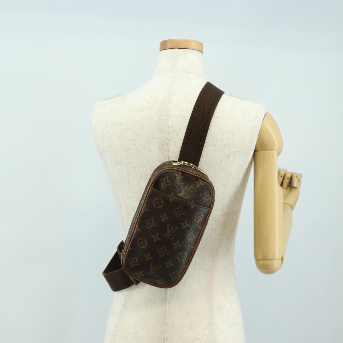 LOUIS VUITTON Monogram Pochette Gange Shoulder Bag M51870 LV Auth 179523A