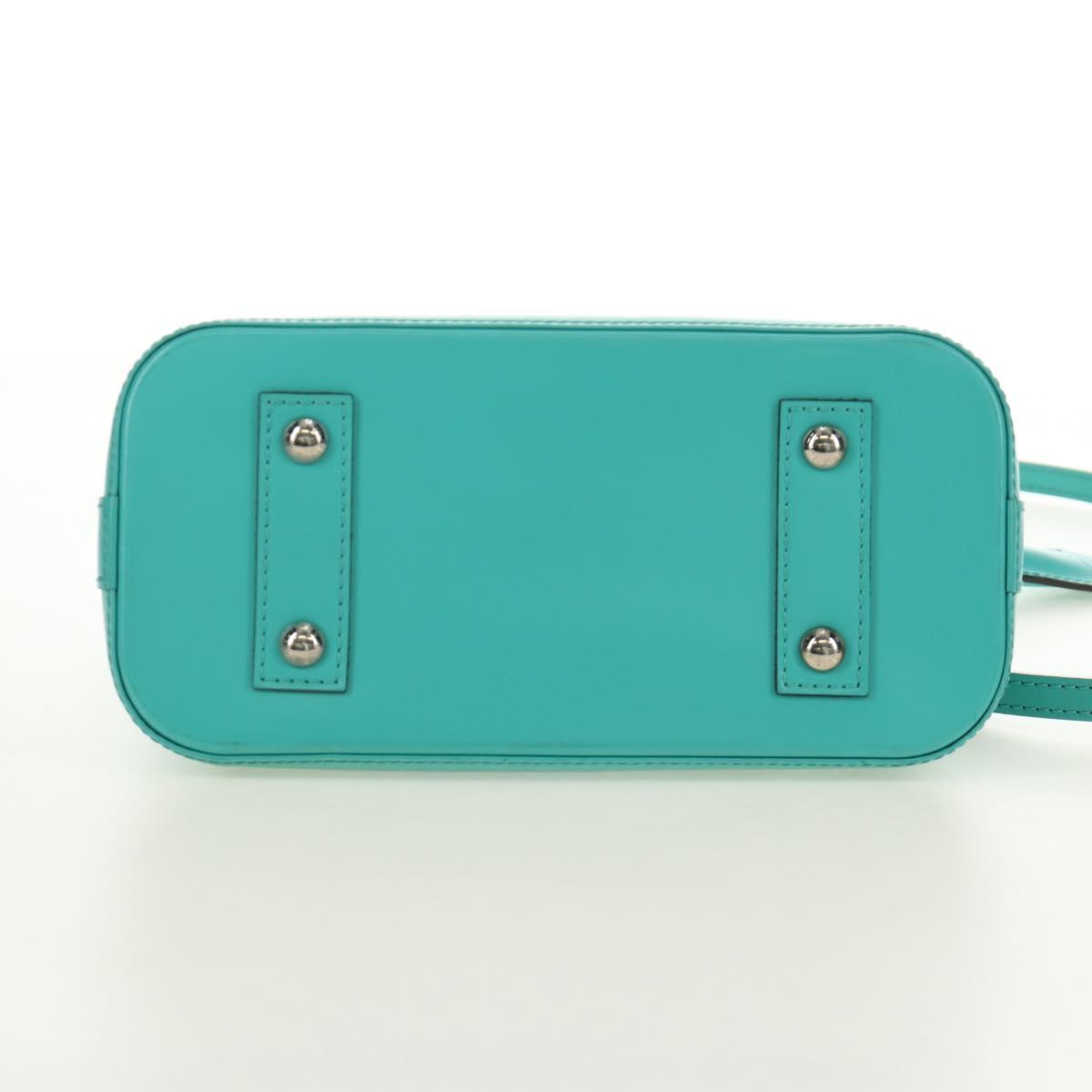 LOUIS VUITTON Epi Alma BB Hand Bag 2way Turquoise Blue M40853 LV Auth 179527SAM