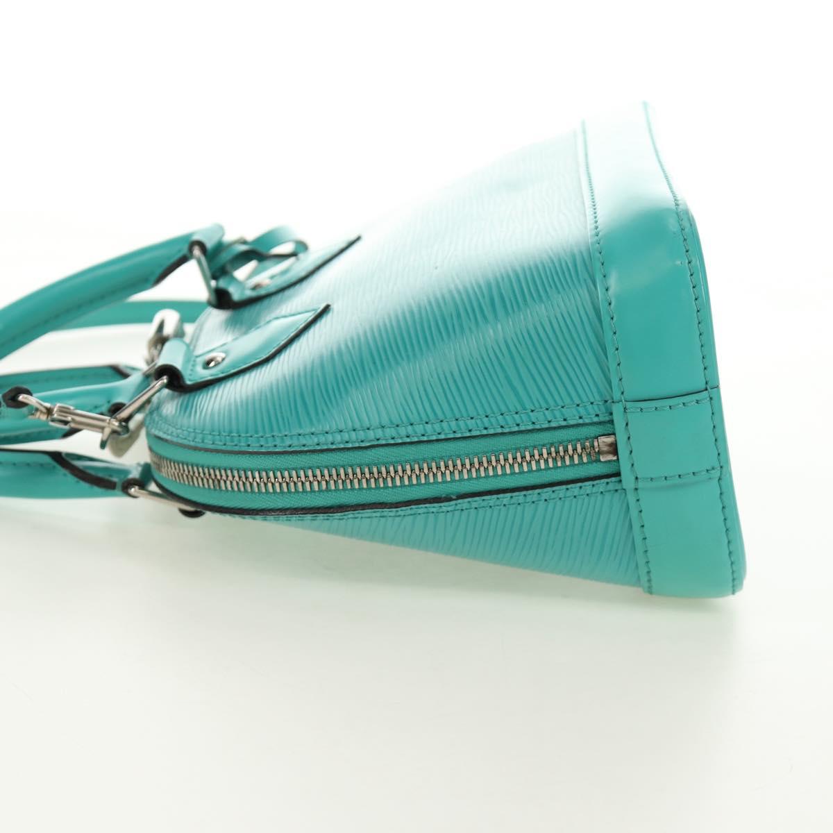 LOUIS VUITTON Epi Alma BB Hand Bag 2way Turquoise Blue M40853 LV Auth 179527SAM