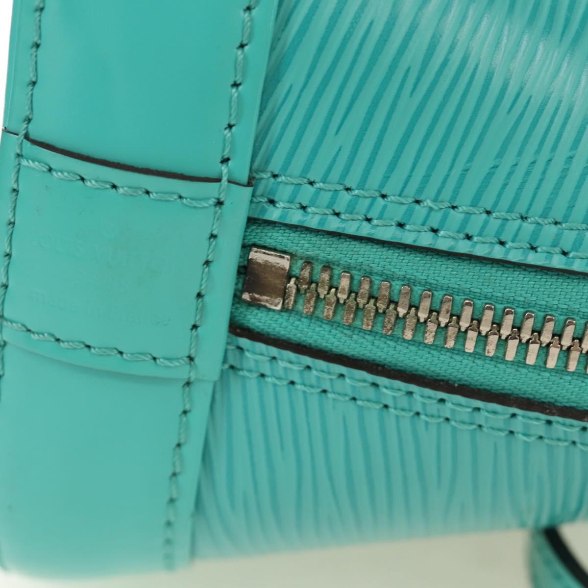 LOUIS VUITTON Epi Alma BB Hand Bag 2way Turquoise Blue M40853 LV Auth 179527SAM