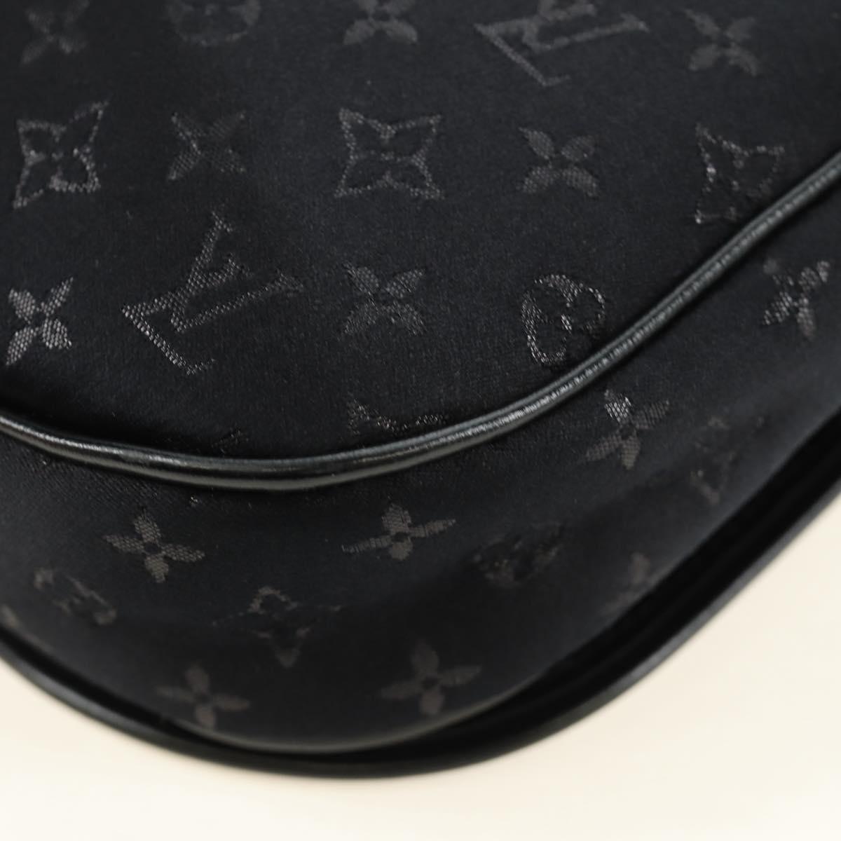 LOUIS VUITTON Monogram Satin Musette Comte de Fe Bag Black M92273 LV Auth 179540SAV