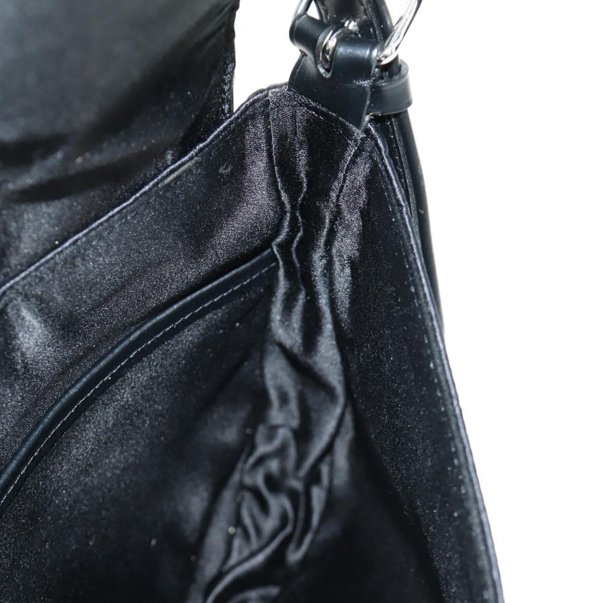 LOUIS VUITTON Monogram Satin Musette Comte de Fe Bag Black M92273 LV Auth 179540SAV