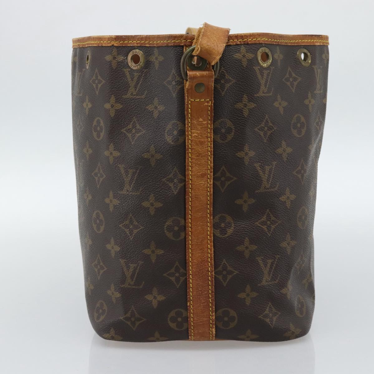 LOUIS VUITTON Monogram Petit Noe Shoulder Bag M42226 LV Auth 179545