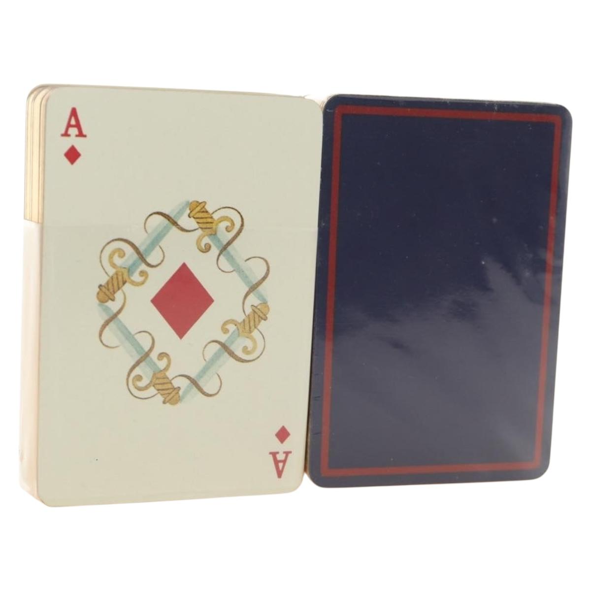 HERMES Playing Cards Blue Red Auth 179547M