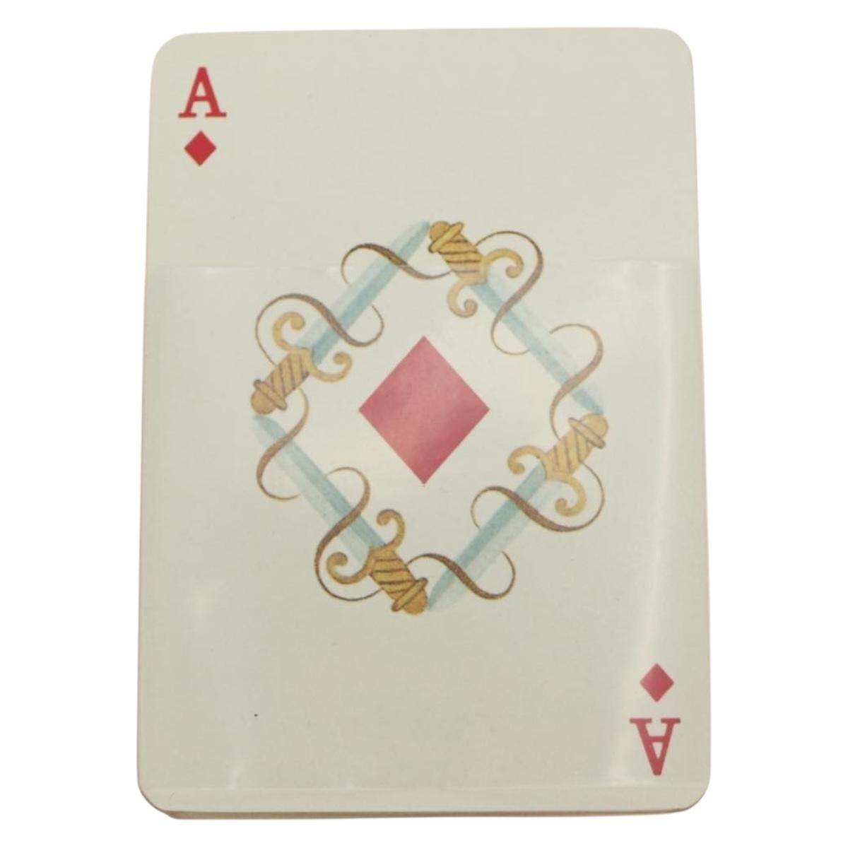 HERMES Playing Cards Blue Red Auth 179547M