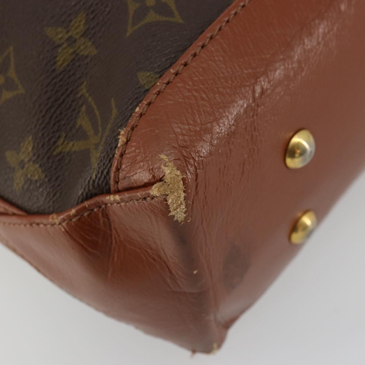 LOUIS VUITTON Monogram Sac Weekend PM Hand Bag M42425 LV Auth 179562