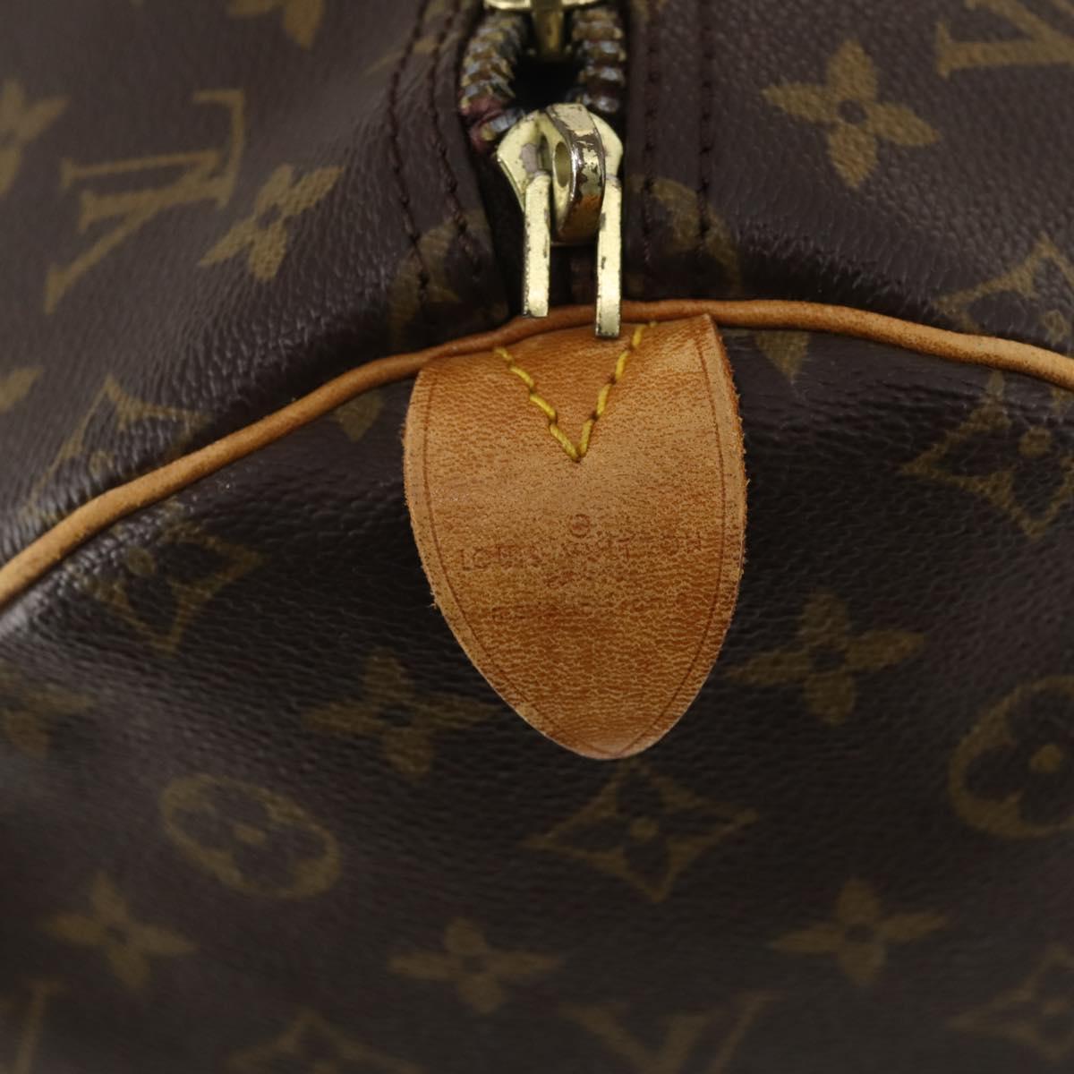 LOUIS VUITTON Monogram Keepall 55 Boston Bag M41424 LV Auth 179565