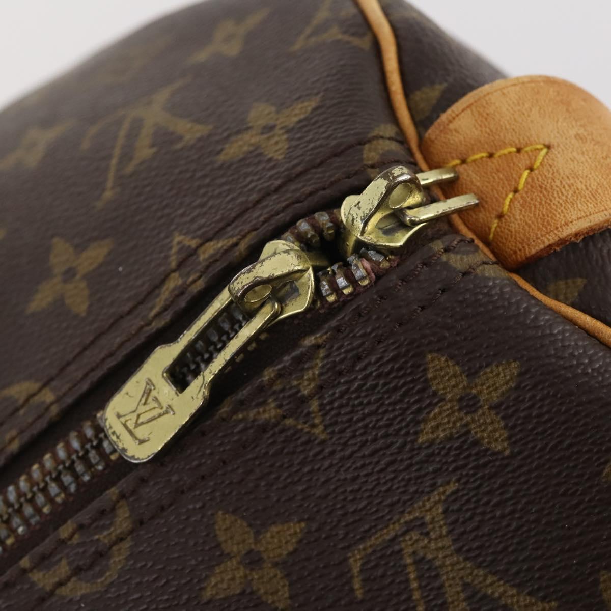 LOUIS VUITTON Monogram Keepall 55 Boston Bag M41424 LV Auth 179565