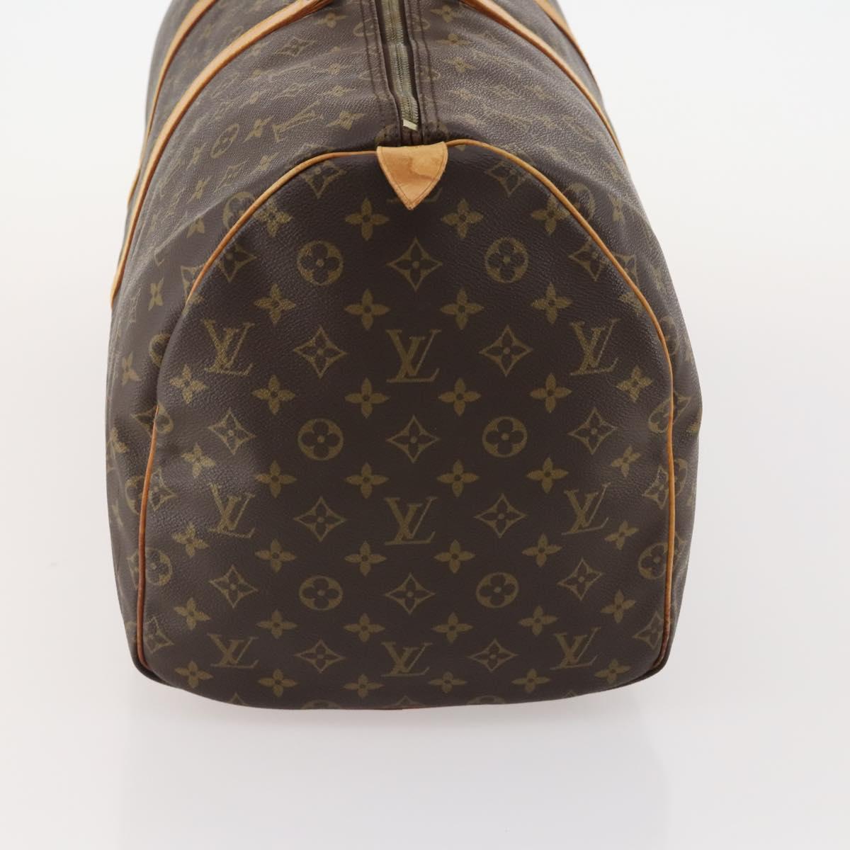 LOUIS VUITTON Monogram Keepall 55 Boston Bag M41424 LV Auth 179565