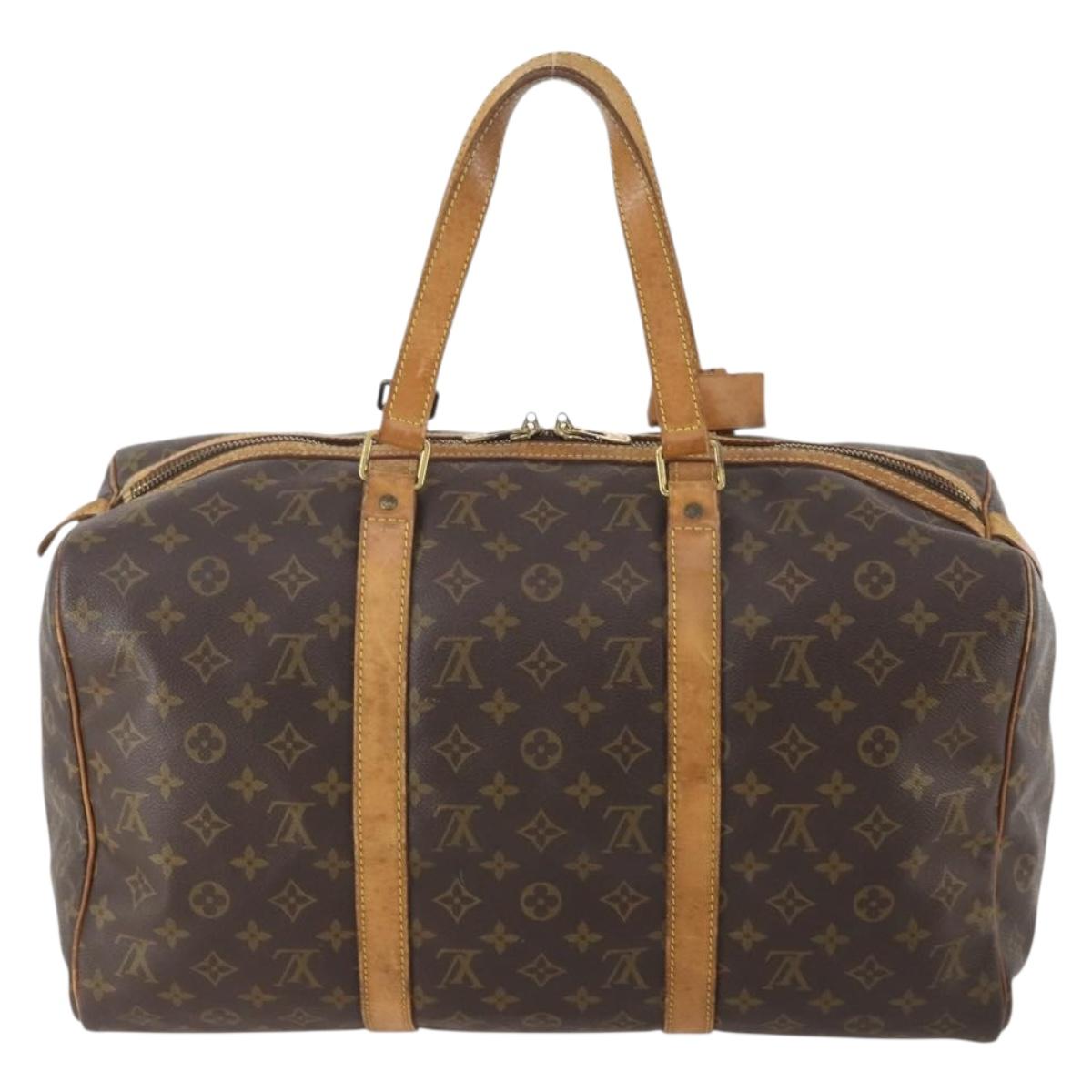LOUIS VUITTON Monogram Sac Souple 45 Boston Bag M41624 LV Auth 179566