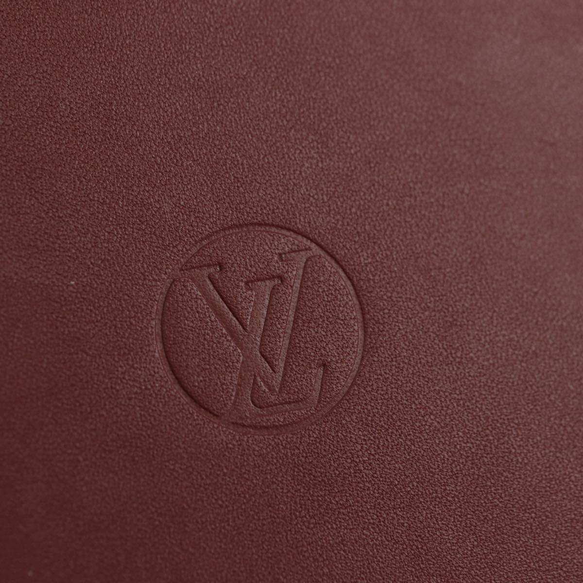 LOUIS VUITTON Monogram Boite Camille MM Jewelry Box Bordeaux GI0019 Auth 179587V