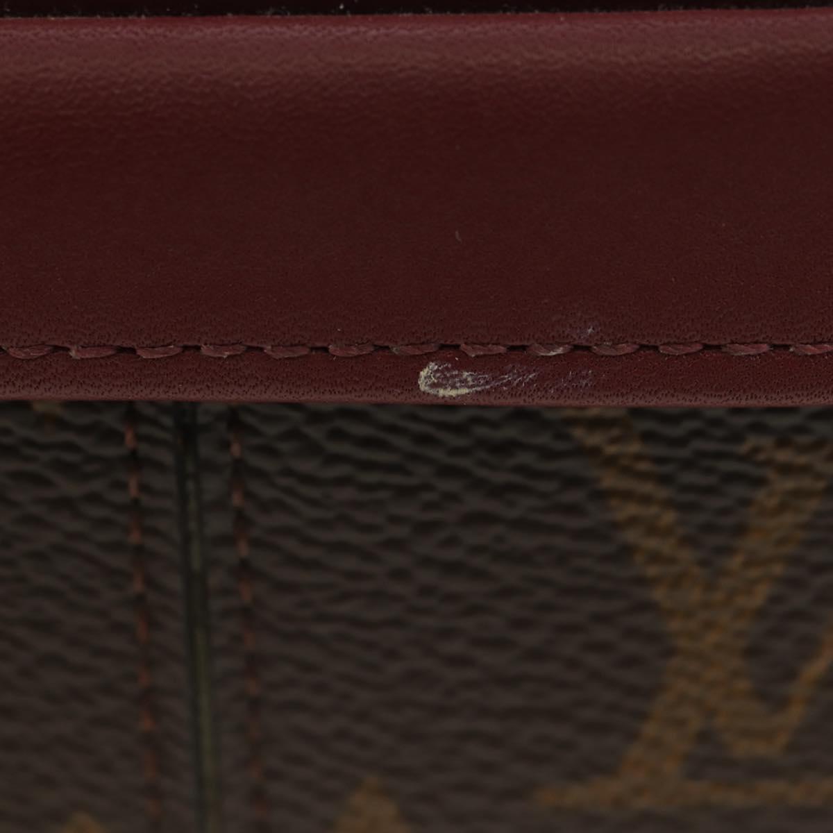 LOUIS VUITTON Monogram Boite Camille MM Jewelry Box Bordeaux GI0019 Auth 179587V