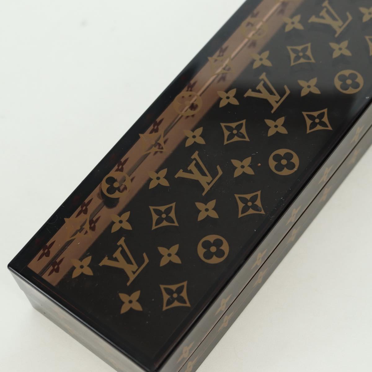LOUIS VUITTON Monogram Chop Stick Wood Brown LV Auth 179590M