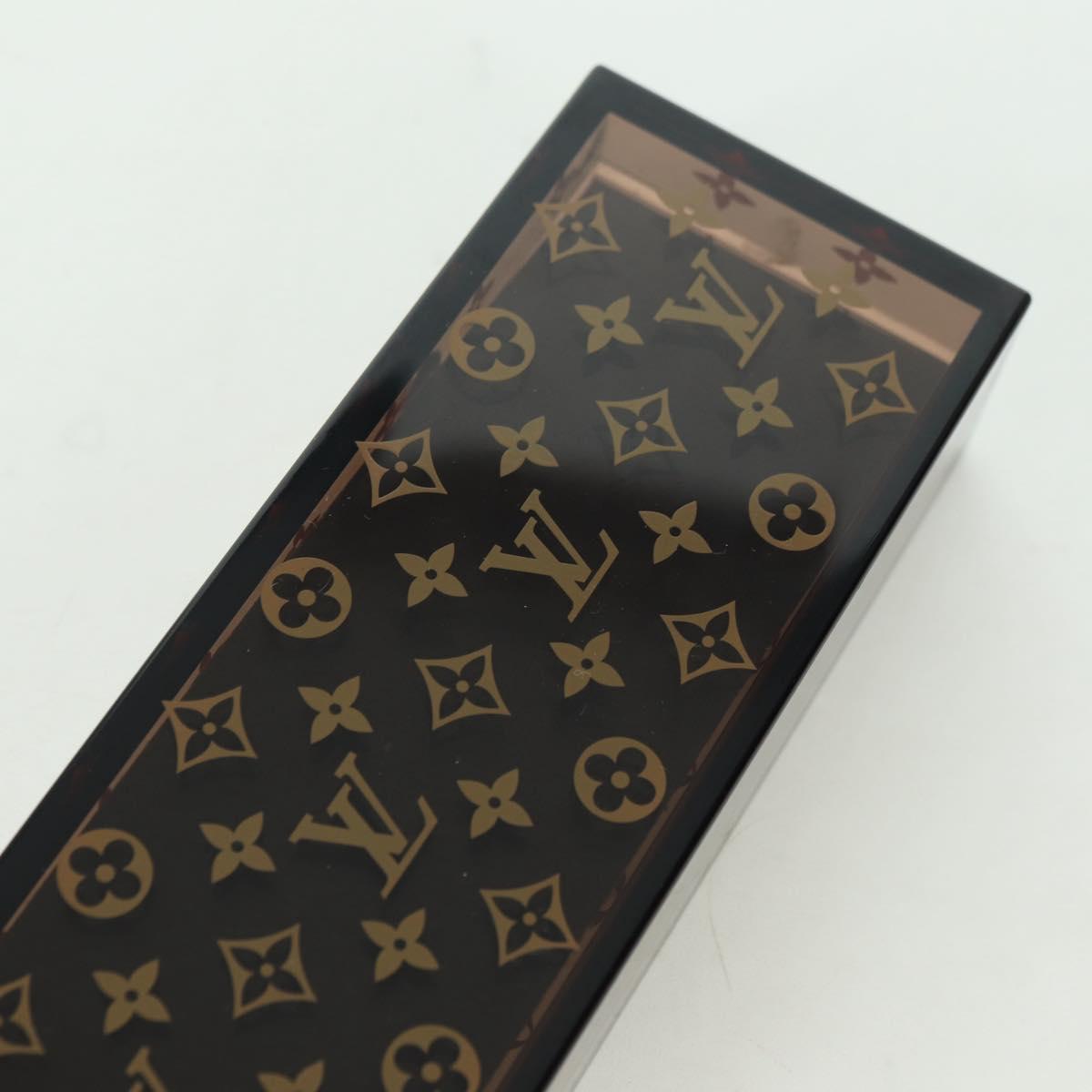 LOUIS VUITTON Monogram Chop Stick Wood Brown LV Auth 179590M
