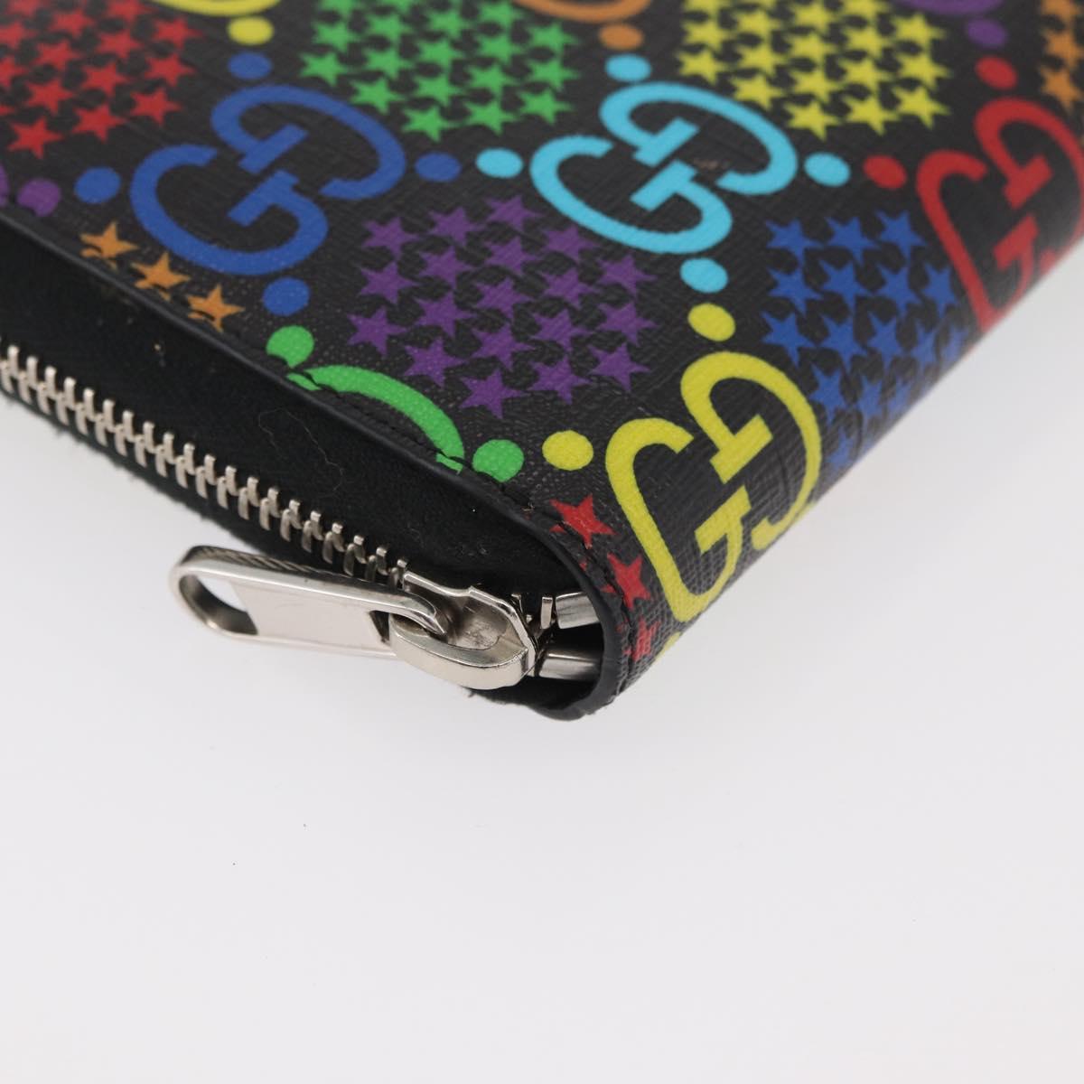 GUCCI GG Psychedelic Long Wallet Multicolor 601079 Auth 179591V