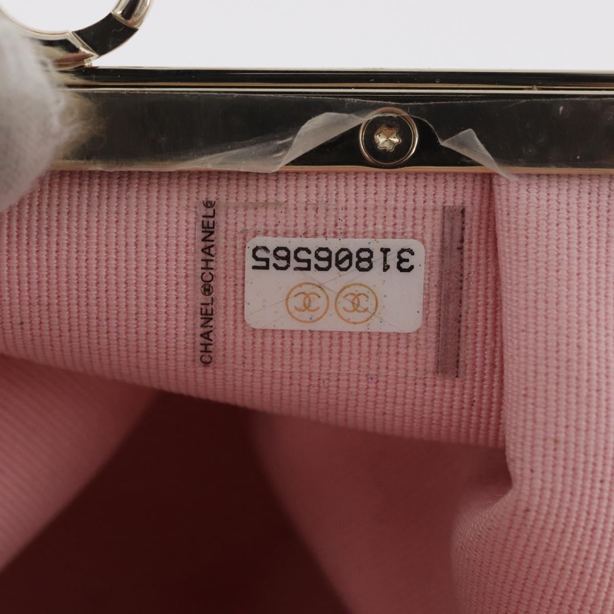CHANEL Matelasse Chain Shoulder Bag Lamb Skin Black Gold CC Auth 179592SAM