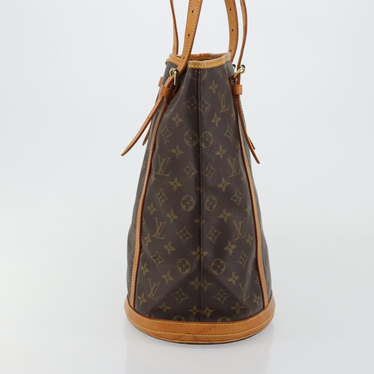 LOUIS VUITTON Monogram Bucket GM Shoulder Bag M42236 LV Auth 179601
