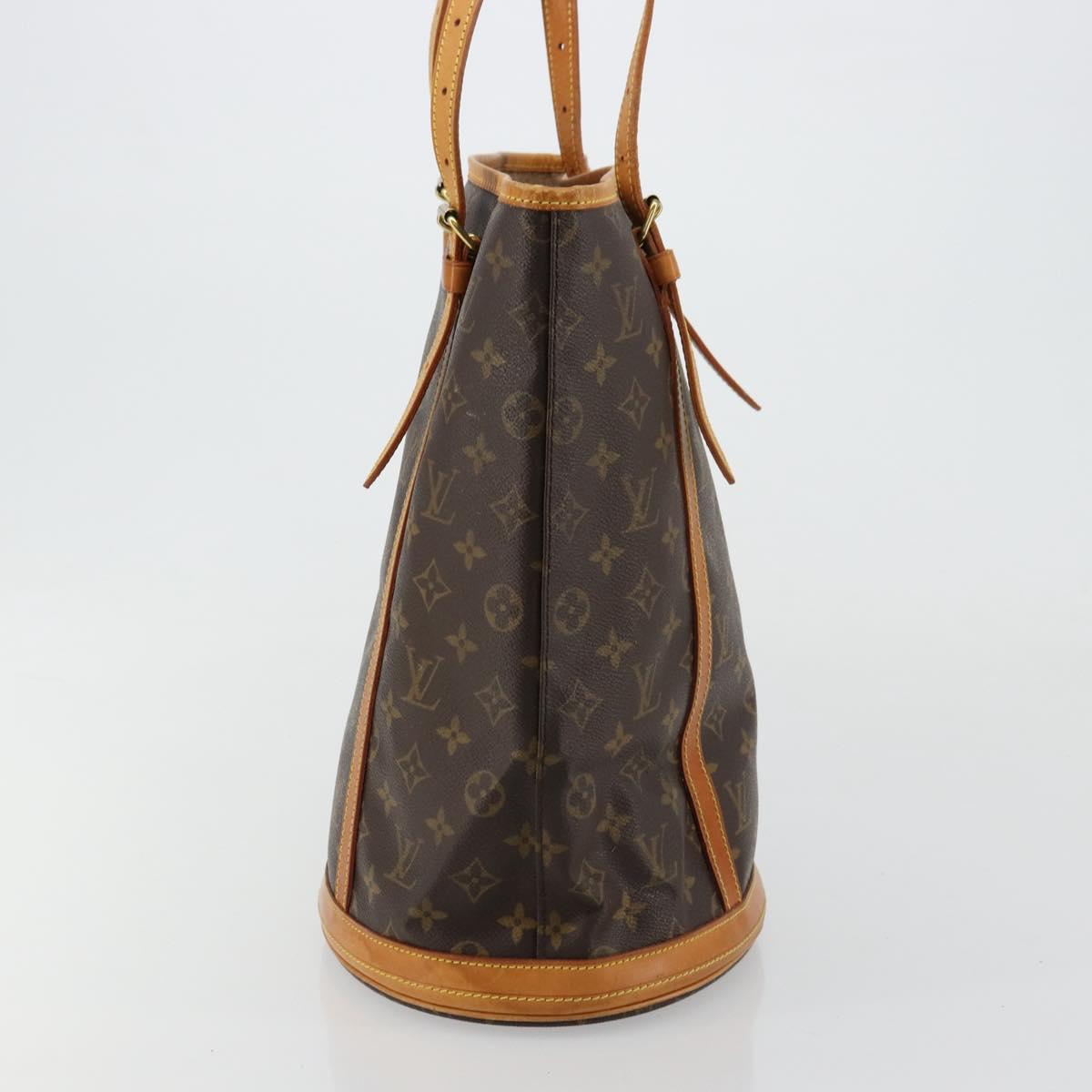LOUIS VUITTON Monogram Bucket GM Shoulder Bag M42236 LV Auth 179601