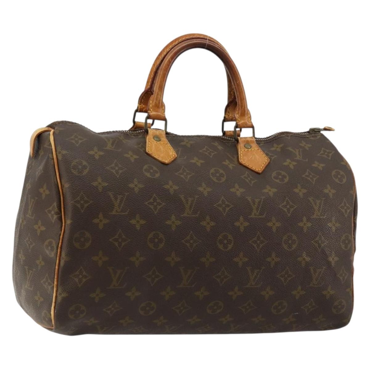 LOUIS VUITTON Monogram Speedy 30 Hand Bag M41526 LV Auth 179631