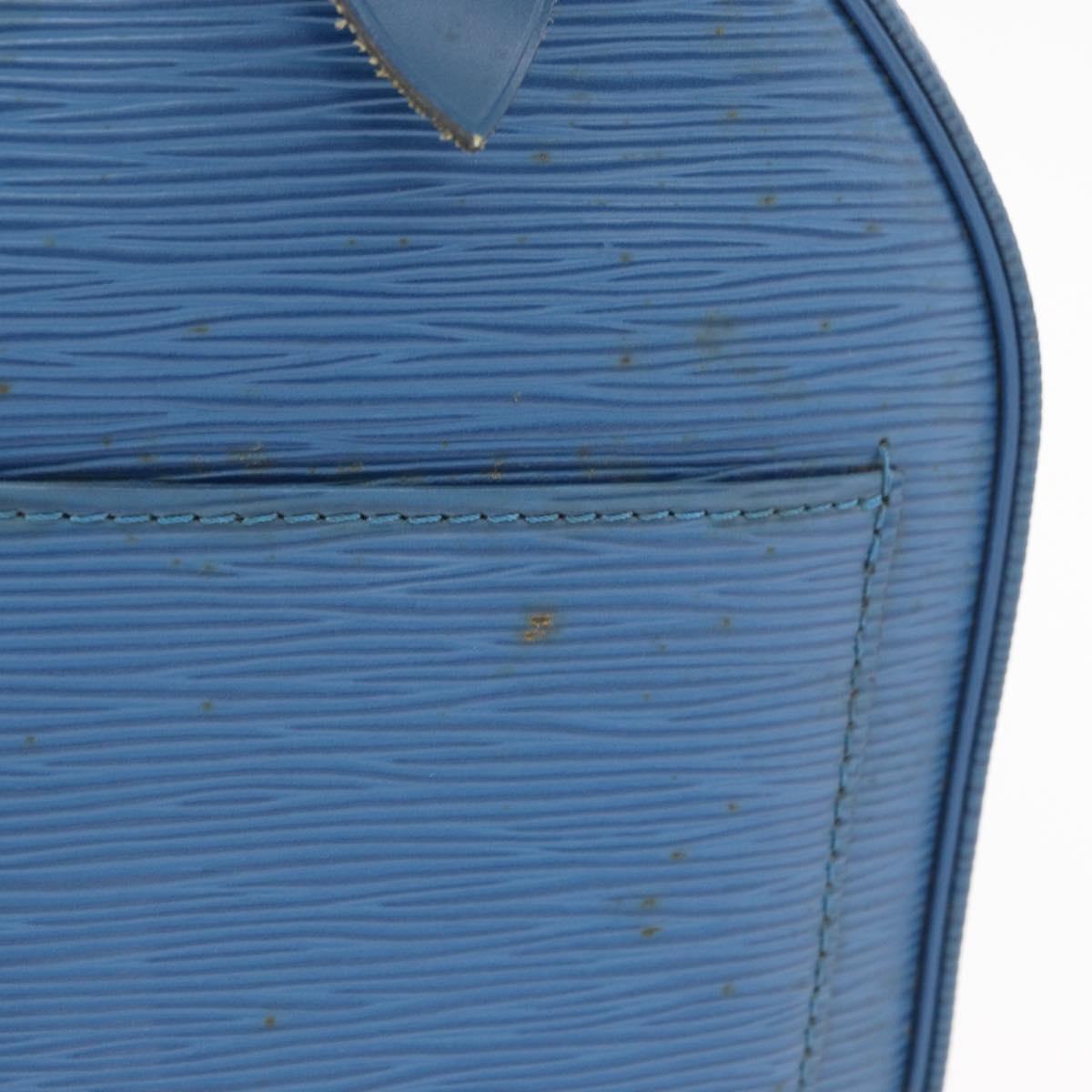 LOUIS VUITTON Epi Speedy 25 Hand Bag Toledo Blue M43015 LV Auth 179667A